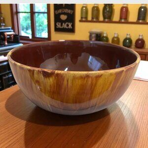 Vintage Blue Mountain Pottery Harvest Gold Mixing Bowl